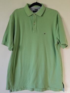 Tommy Hilfiger Men's Green Polo Shirt